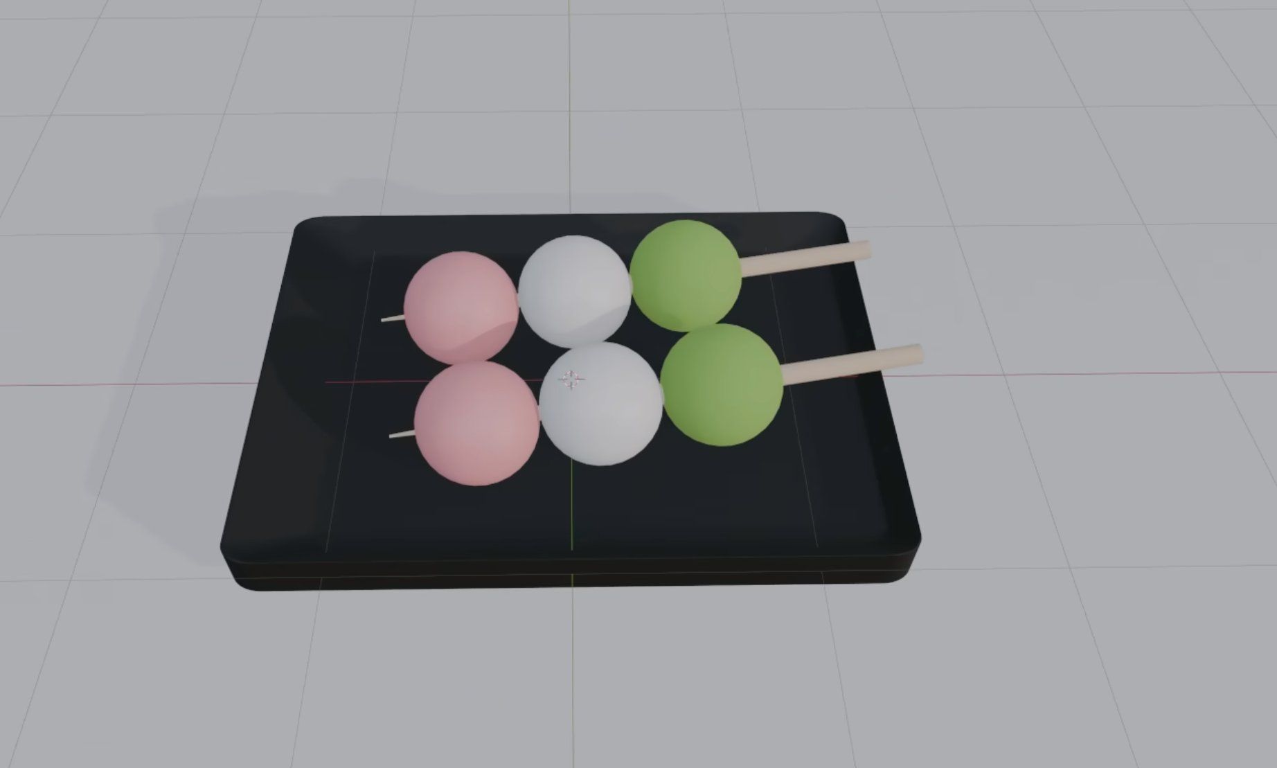 Blenderで作ったお団子